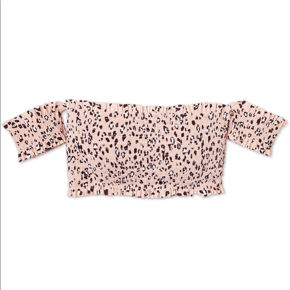 NWOT target xhileration cheetah leopard bikini top size s - Picture 3 of 5